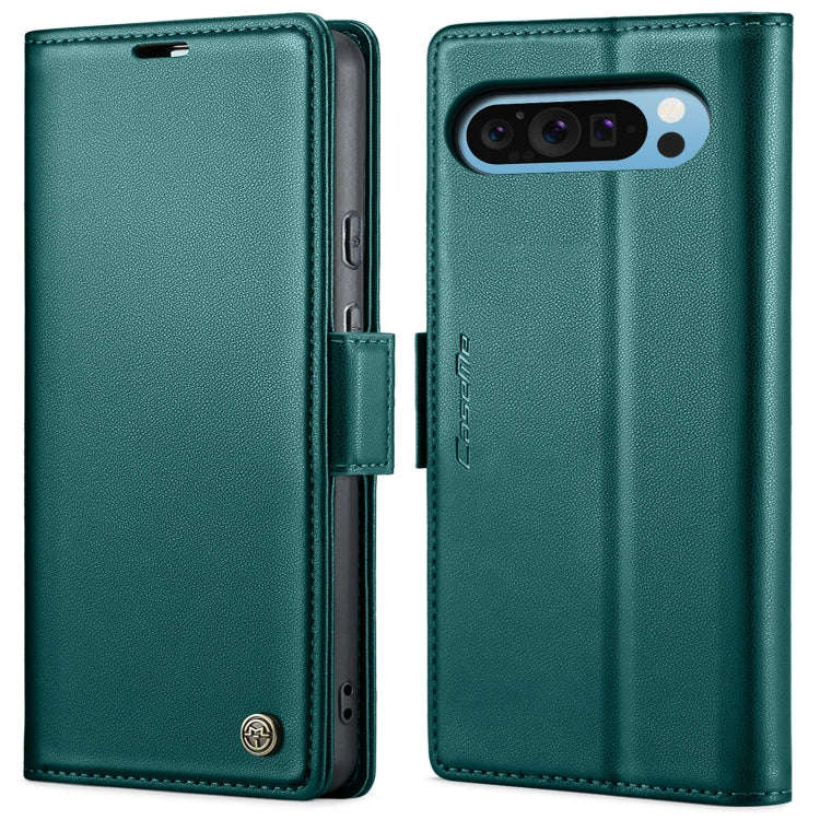 For Google Pixel 9 Pro XL CaseMe 023 Butterfly Buckle Litchi Texture RFID Anti-theft Leather Phon...