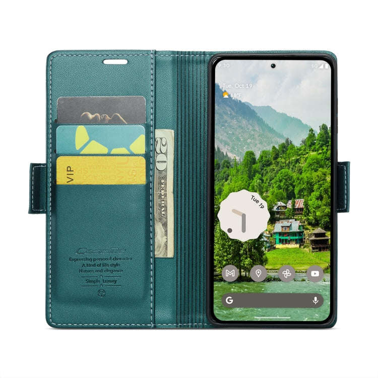 For Google Pixel 9 Pro XL CaseMe 023 Butterfly Buckle Litchi Texture RFID Anti-theft Leather Phon...