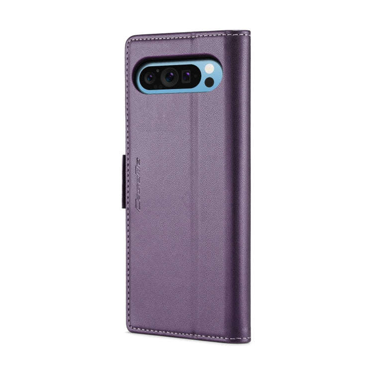 For Google Pixel 9 Pro XL CaseMe 023 Butterfly Buckle Litchi Texture RFID Anti-theft Leather Phon...