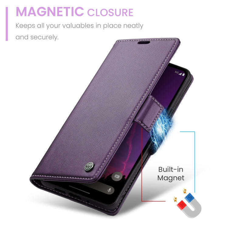 For Google Pixel 9 Pro XL CaseMe 023 Butterfly Buckle Litchi Texture RFID Anti-theft Leather Phon...