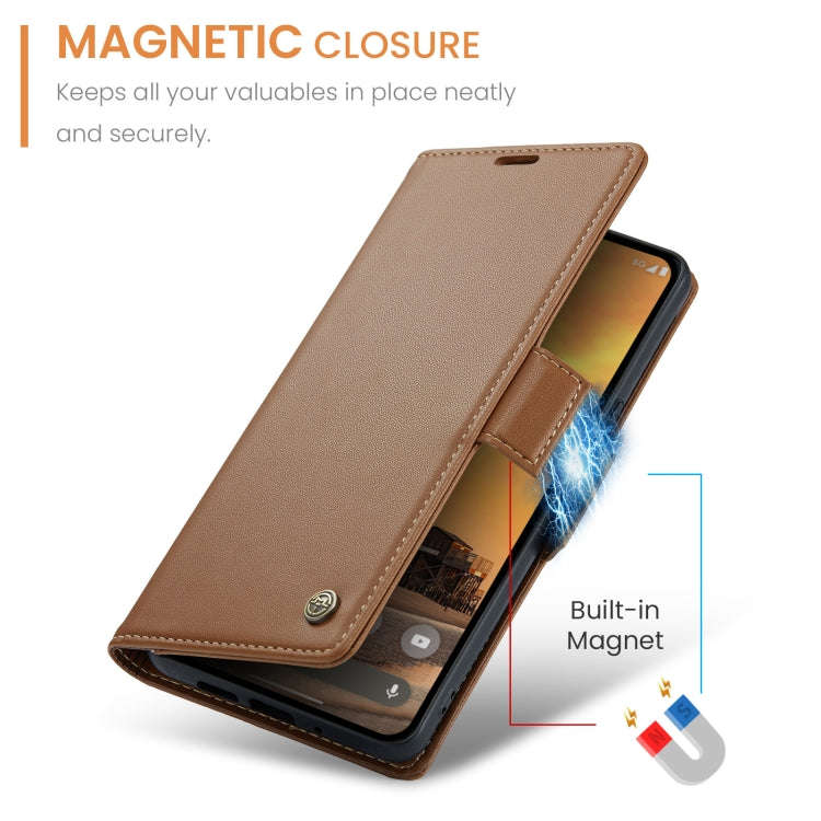 For Google Pixel 9 / 9 Pro CaseMe 023 Butterfly Buckle Litchi Texture RFID Anti-theft Leather Pho...