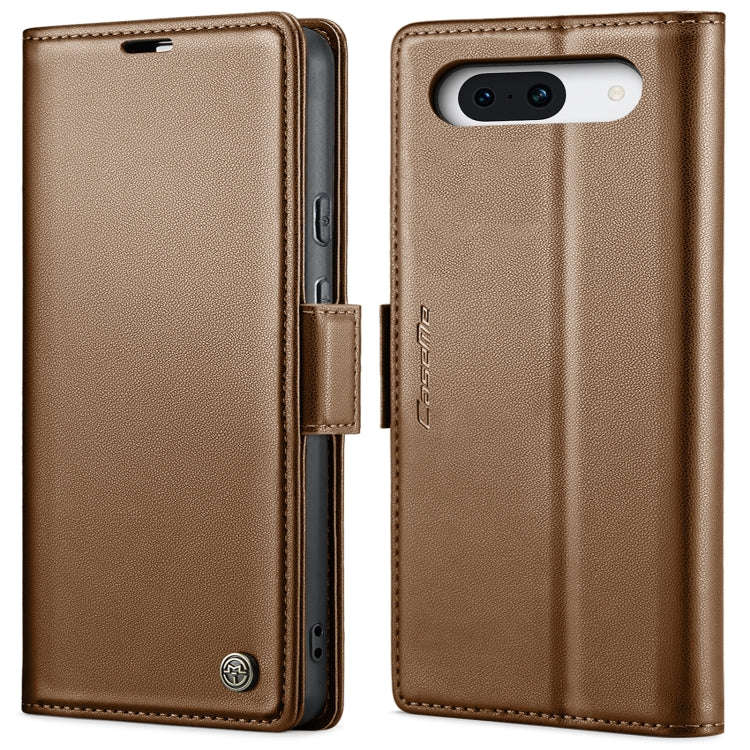 For Google Pixel 9 / 9 Pro CaseMe 023 Butterfly Buckle Litchi Texture RFID Anti-theft Leather Pho...