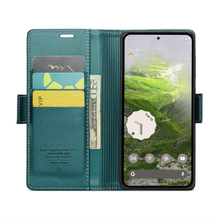 For Google Pixel 9 / 9 Pro CaseMe 023 Butterfly Buckle Litchi Texture RFID Anti-theft Leather Pho...