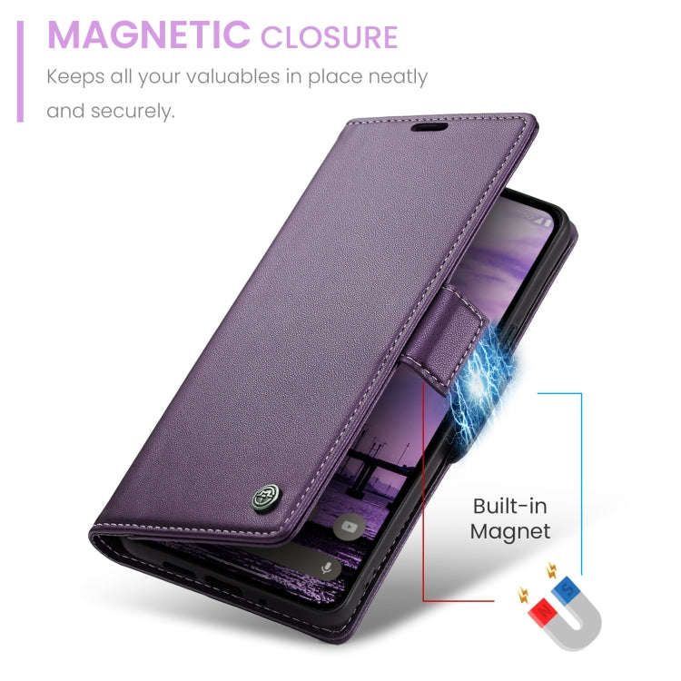 For Google Pixel 9 / 9 Pro CaseMe 023 Butterfly Buckle Litchi Texture RFID Anti-theft Leather Pho...
