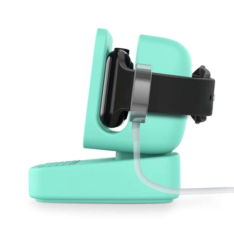 For Apple Watch 44/42/40/38mm Retro Watch Stand Holder(Mint Green)