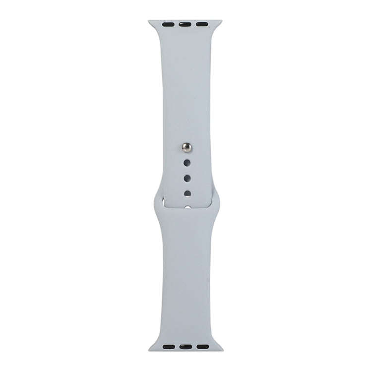 For Apple Watch Series 9&8&7 41mm / SE 3&SE 2&6&SE&5&4 40mm / 3&2&1 38mm Silicone Watch Band, Sho...