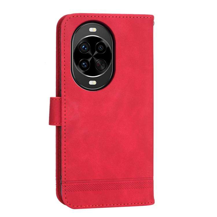 For Huawei nova 14 Pro Dierfeng Dream Line TPU Hybrid PU Leather Phone Case(Red)