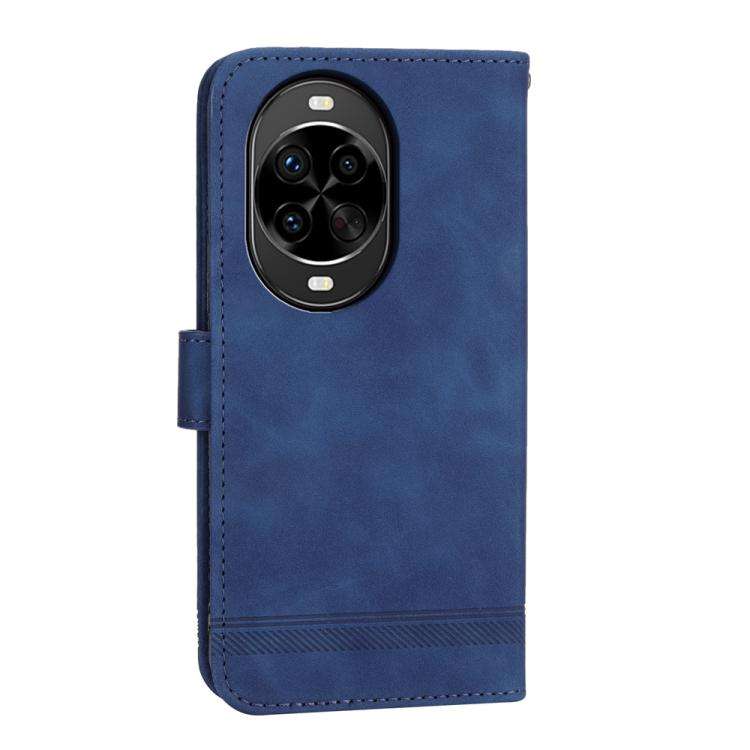 For Huawei nova 14 Pro Dierfeng Dream Line TPU Hybrid PU Leather Phone Case(Blue)