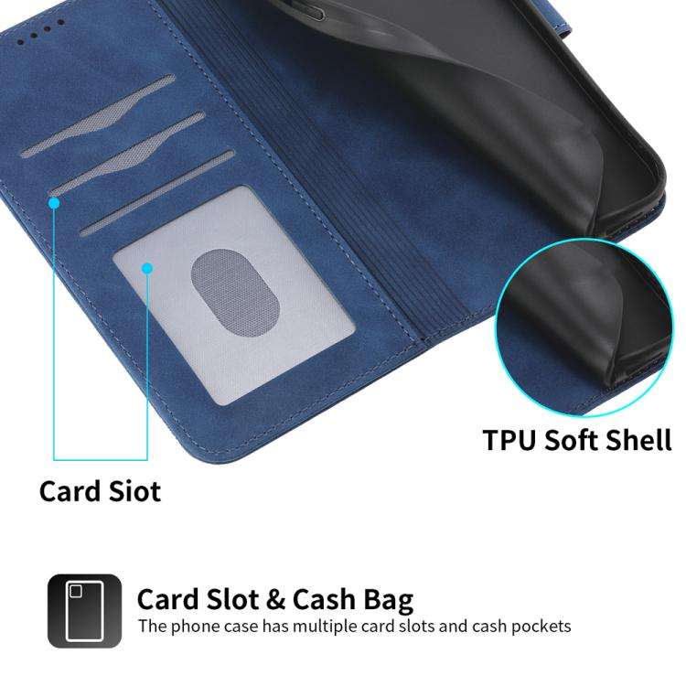 For Huawei nova 14 Pro Dierfeng Dream Line TPU Hybrid PU Leather Phone Case(Blue)