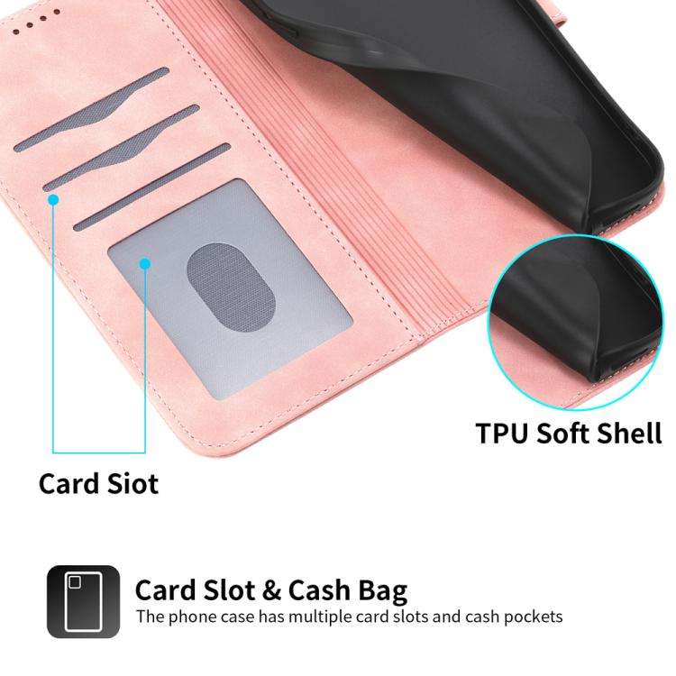 For Huawei nova 14 Dierfeng Dream Line TPU Hybrid PU Leather Phone Case(Pink)