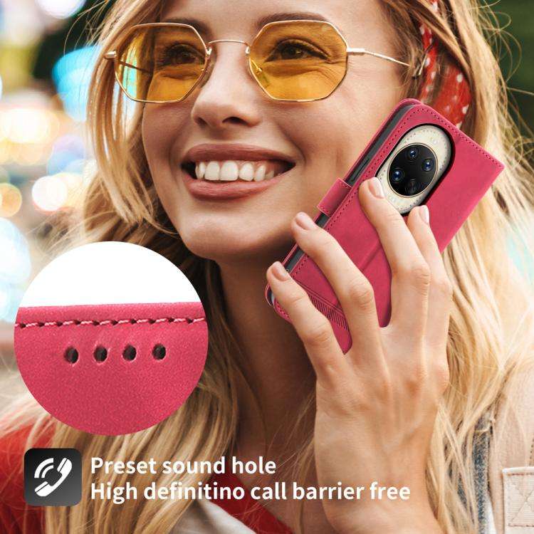 For Huawei nova 14 Ultra Dierfeng Dream Line TPU Hybrid PU Leather Phone Case(Red)