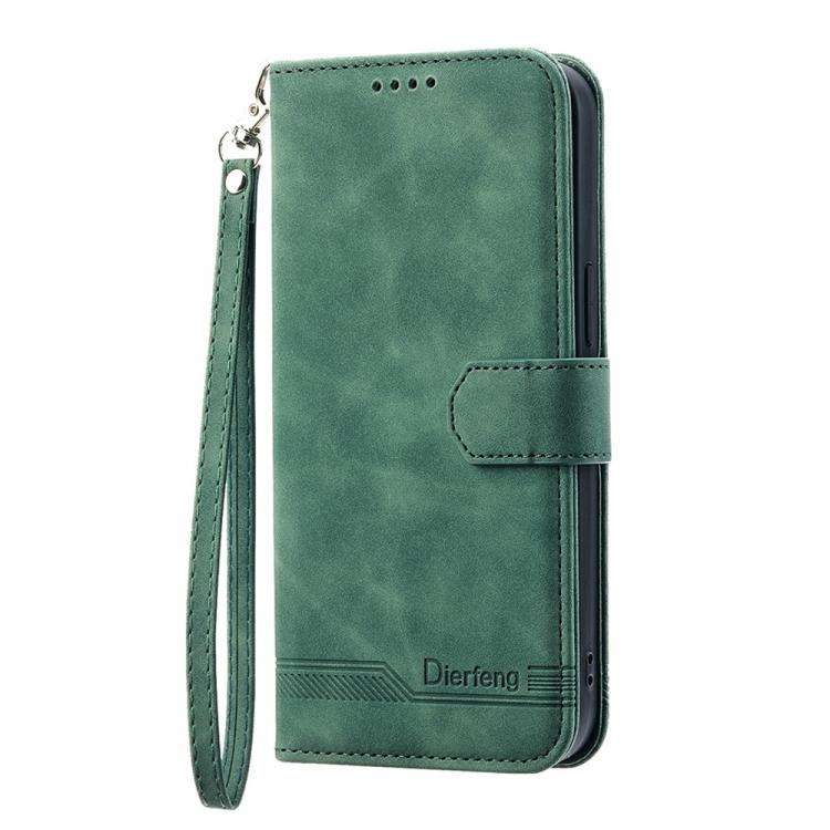 For Huawei nova 14 Ultra Dierfeng Dream Line TPU Hybrid PU Leather Phone Case(Green)