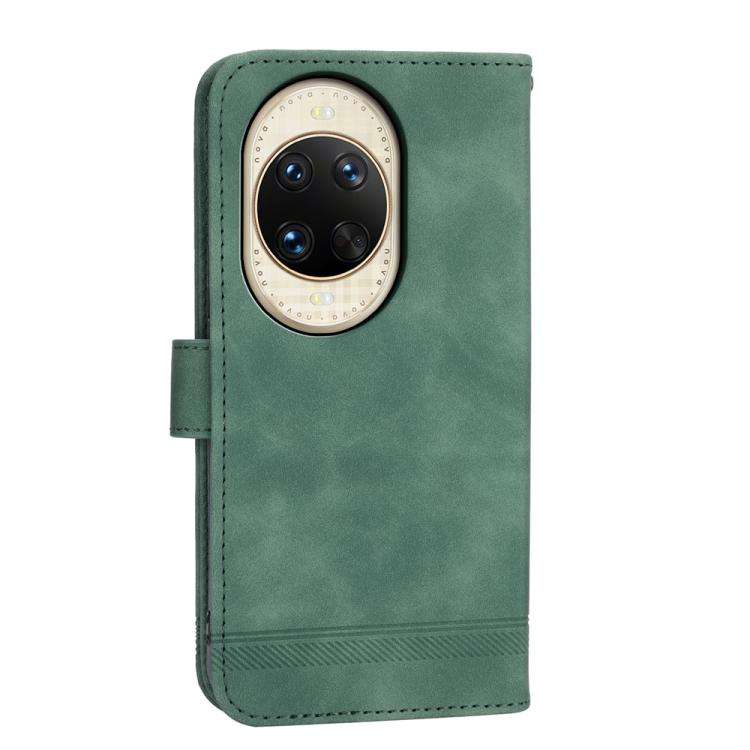 For Huawei nova 14 Ultra Dierfeng Dream Line TPU Hybrid PU Leather Phone Case(Green)