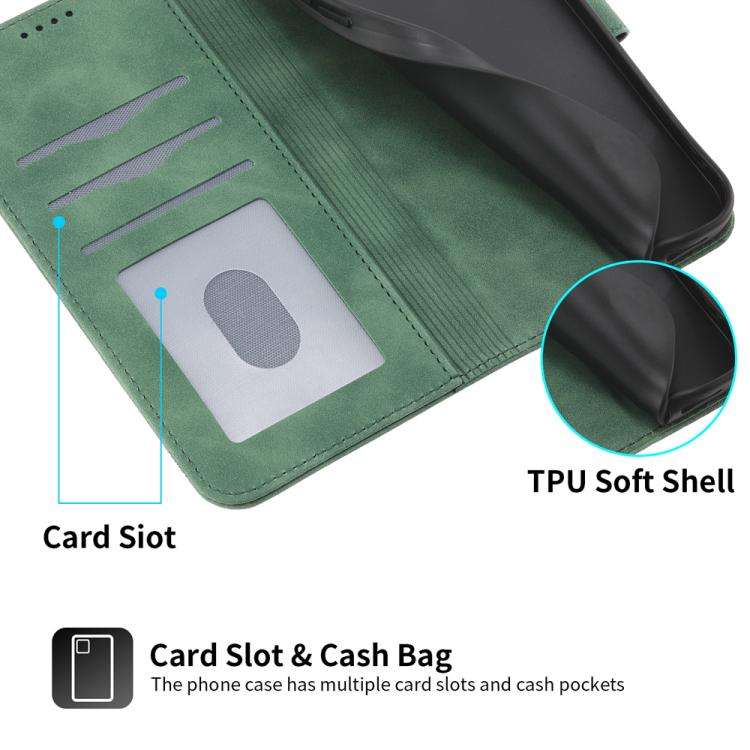 For Huawei nova 14 Ultra Dierfeng Dream Line TPU Hybrid PU Leather Phone Case(Green)