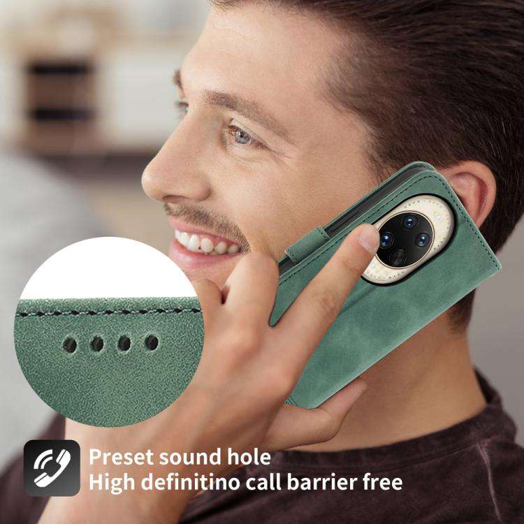 For Huawei nova 14 Ultra Dierfeng Dream Line TPU Hybrid PU Leather Phone Case(Green)