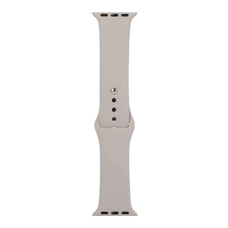 For Apple Watch Series 9&8&7 41mm / SE 3&SE 2&6&SE&5&4 40mm / 3&2&1 38mm Silicone Watch Band, Lon...
