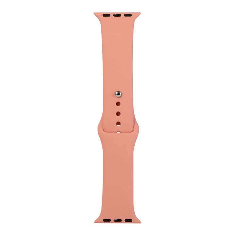 For Apple Watch Series 9&8&7 41mm / SE 3&SE 2&6&SE&5&4 40mm / 3&2&1 38mm Silicone Watch Band, Lon...