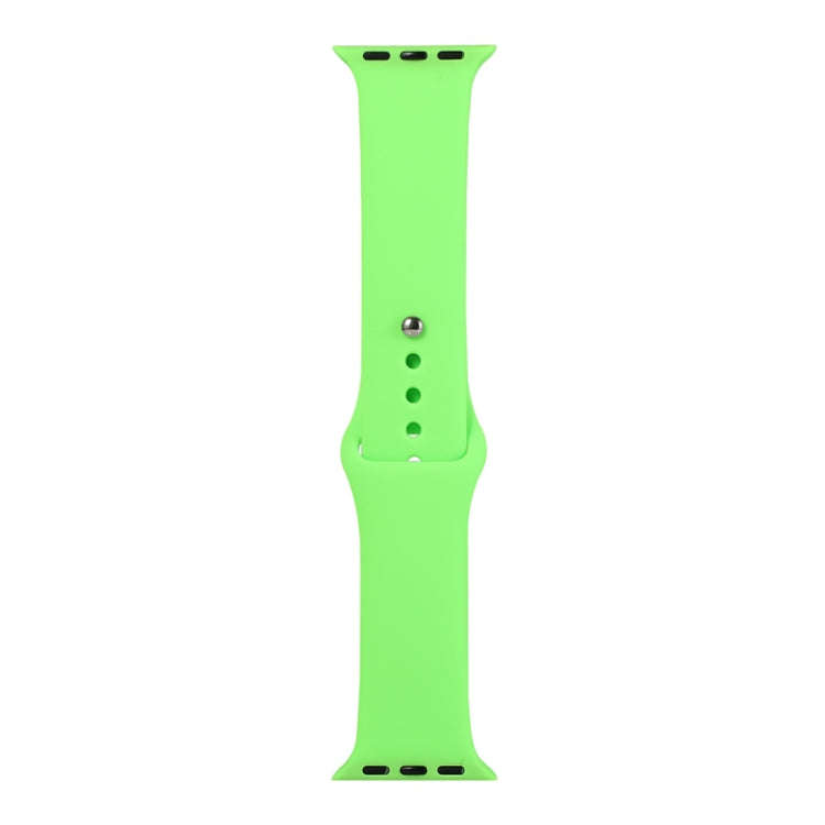 For Apple Watch Series 9&8&7 41mm / SE 3&SE 2&6&SE&5&4 40mm / 3&2&1 38mm Silicone Watch Band, Lon...