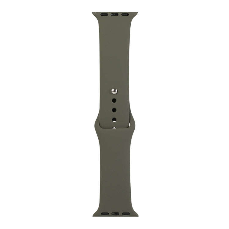 For Apple Watch Series 9&8&7 41mm / SE 3&SE 2&6&SE&5&4 40mm / 3&2&1 38mm Silicone Watch Band, Lon...