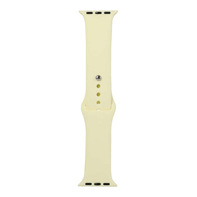 For Apple Watch Series 9&8&7 41mm / SE 3&SE 2&6&SE&5&4 40mm / 3&2&1 38mm Silicone Watch Band, Lon...