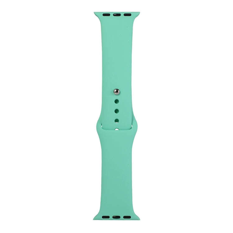 For Apple Watch Series 9&8&7 41mm / SE 3&SE 2&6&SE&5&4 40mm / 3&2&1 38mm Silicone Watch Band, Lon...