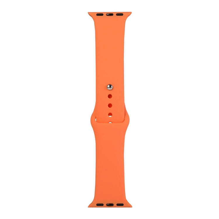 For Apple Watch Series 9&8&7 41mm / SE 3&SE 2&6&SE&5&4 40mm / 3&2&1 38mm Silicone Watch Band, Lon...