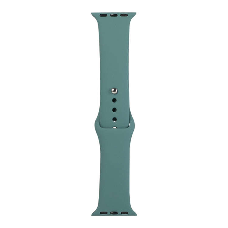 For Apple Watch Series 9&8&7 41mm / SE 3&SE 2&6&SE&5&4 40mm / 3&2&1 38mm Silicone Watch Band, Lon...