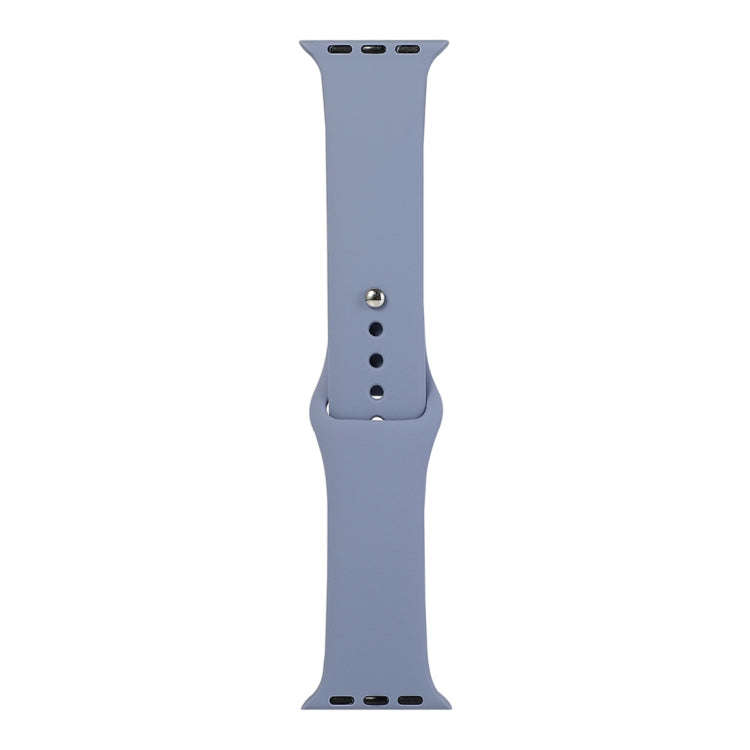 For Apple Watch Series 9&8&7 41mm / SE 3&SE 2&6&SE&5&4 40mm / 3&2&1 38mm Silicone Watch Band, Sho...