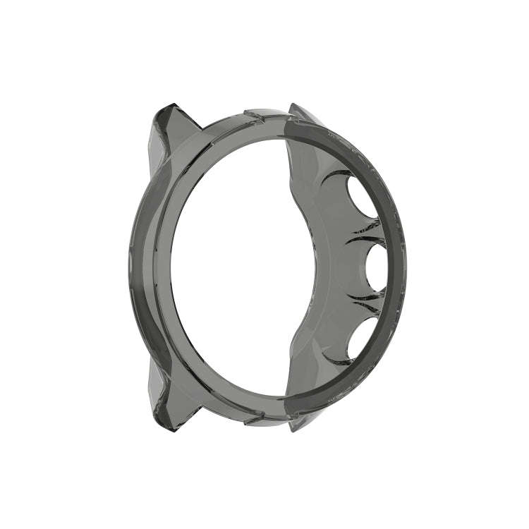 For Suunto 9 Transparent TPU Silicone Watch Case(Transparent Black)