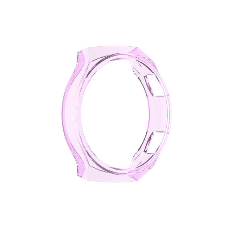 For Huawei Watch GT 2e Transparent TPU Silicone Watch Case(Transparent Purple)