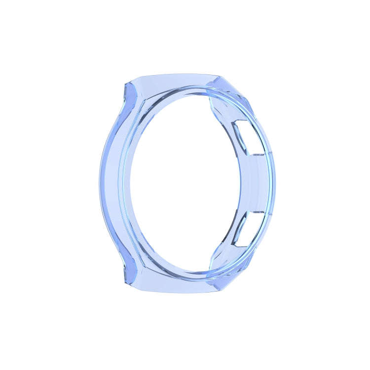 For Huawei Watch GT 2e Transparent TPU Silicone Watch Case(Transparent Blue)