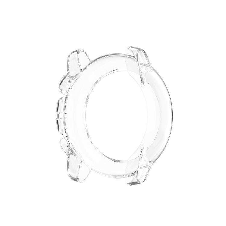 For Amazfit 3 Transparent TPU Silicone Watch Case(Transparent White)