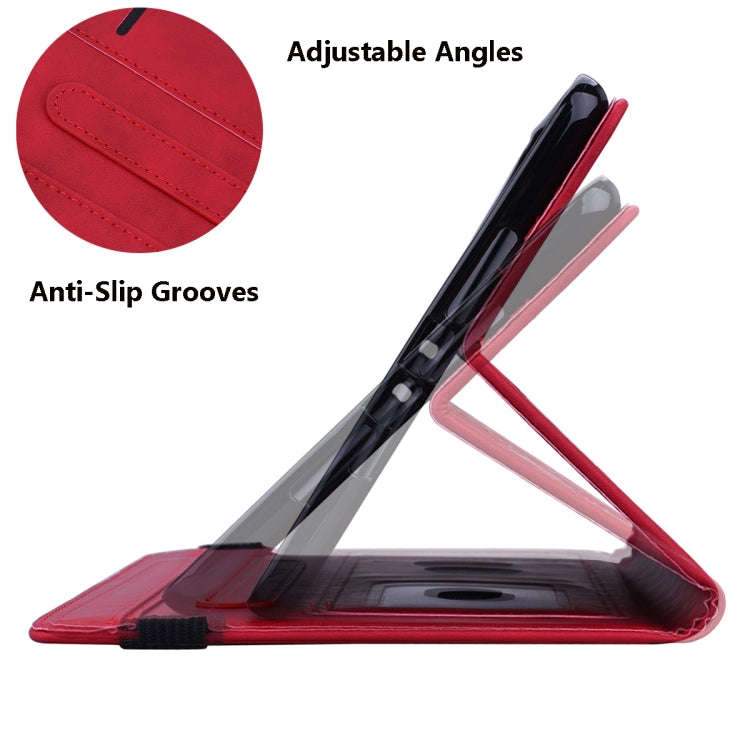 For Huawei MatePad 10.4 Calf Pattern Double Folding Design Embossed Leather Case with Holder & Ca...