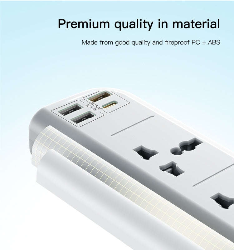 Yesido MC-18 PD 20W + QC 3.0 3250W High Power Fast Charging Socket(EU Plug)