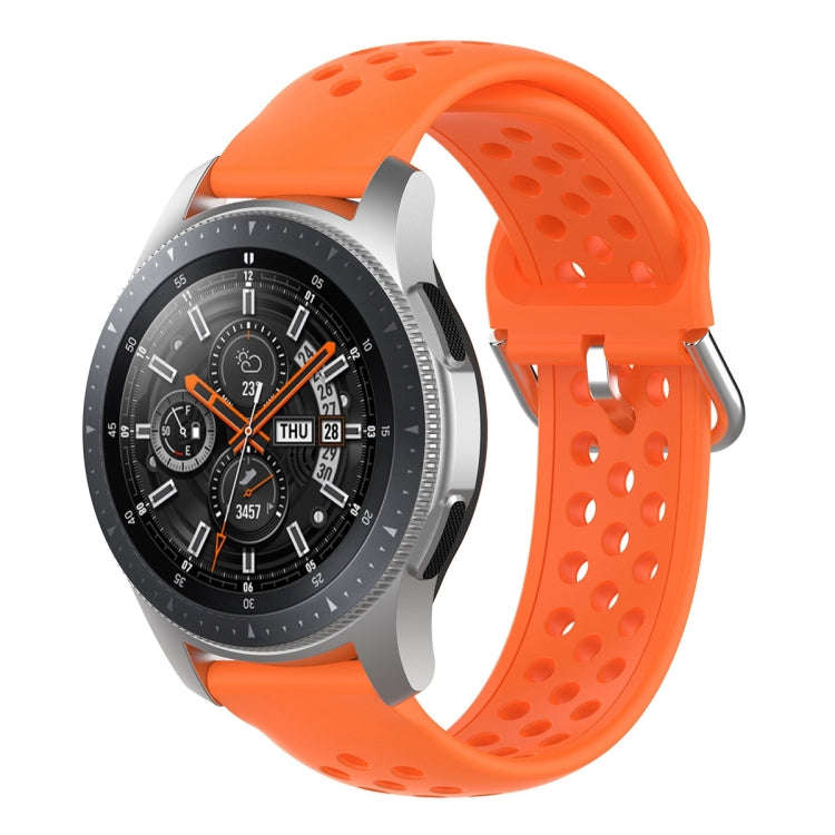 22mm Universal Sport Silicone Watch Band(Orange)