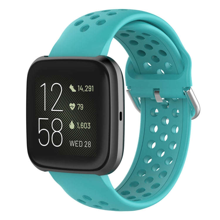 23mm For Fitbit Blaze / Fitbit Versa 2 Universal Sport Silicone Watch Band(Mint Green)