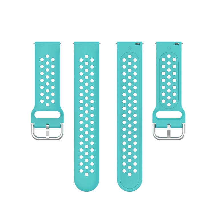 23mm For Fitbit Blaze / Fitbit Versa 2 Universal Sport Silicone Watch Band(Mint Green)