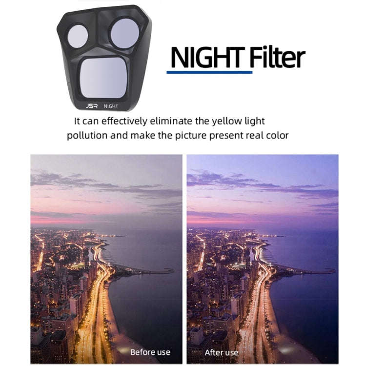 For DJI Mavic 3 Pro JSR GB 3 in 1 CPL ND16 NIGHT Lens Filter