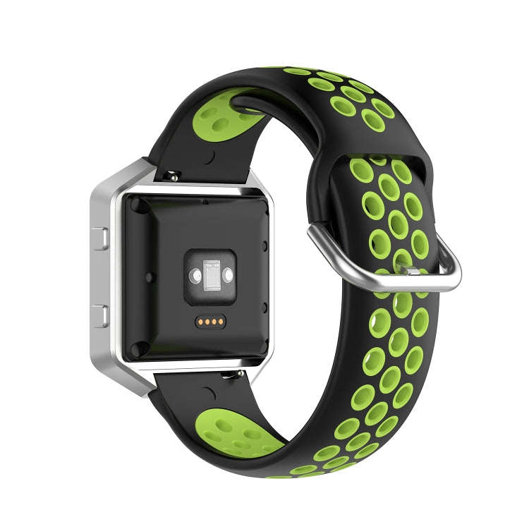 For Fitbit Versa 2 / Versa / Versa Lite / Blaze 23mm Sports Two Colors Silicone Replacement Strap...