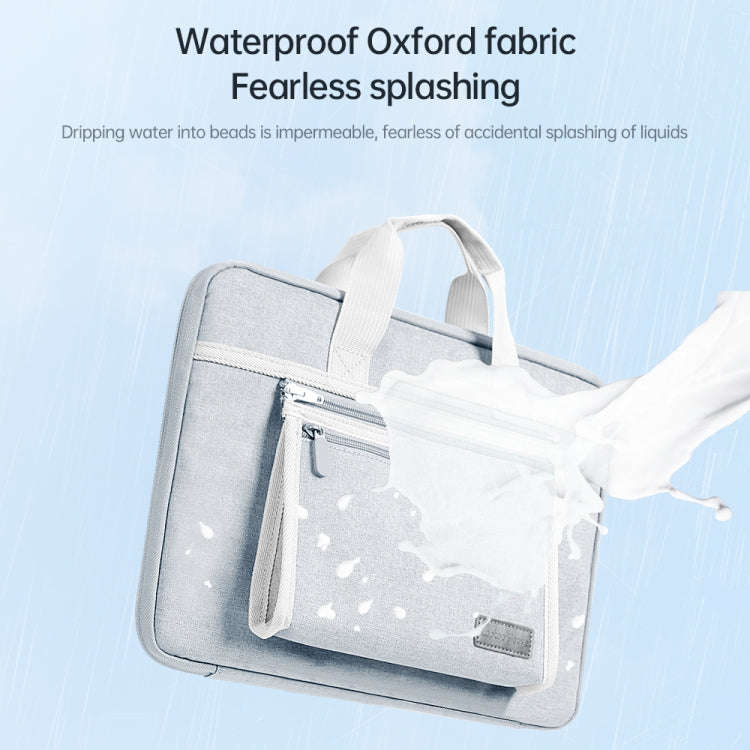 14 inch Oxford Fabric Portable Laptop Handbag(Dark Blue)