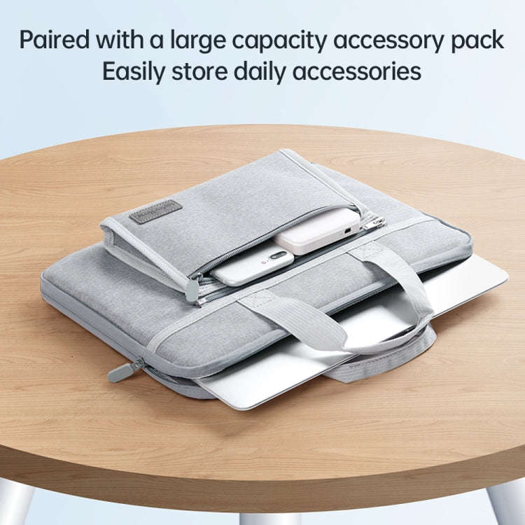 15-16 inch Oxford Fabric Portable Laptop Handbag(Grey)
