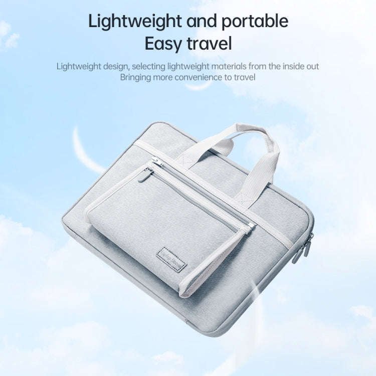 15-16 inch Oxford Fabric Portable Laptop Handbag(Grey)