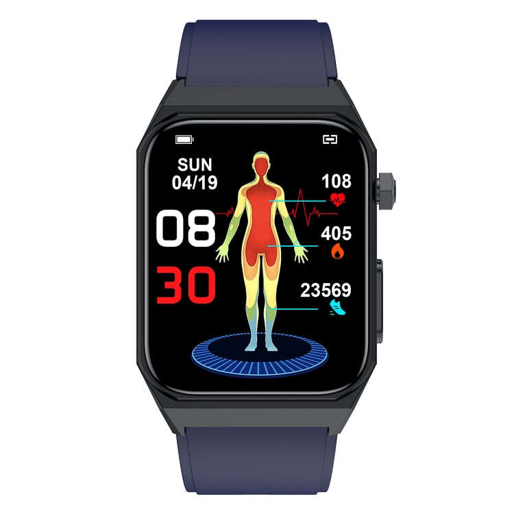 E530 1.91 inch IP68 Waterproof Silicone Band Smart Watch Supports ECG / Non-invasive Blood Sugar(...