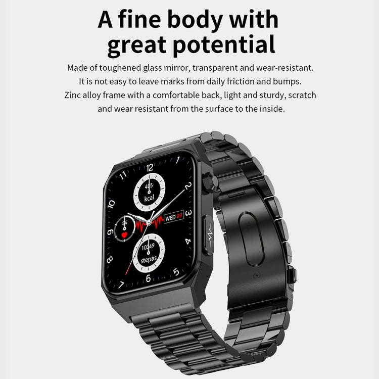 E530 1.91 inch IP68 Waterproof Silicone Band Smart Watch Supports ECG / Non-invasive Blood Sugar(...