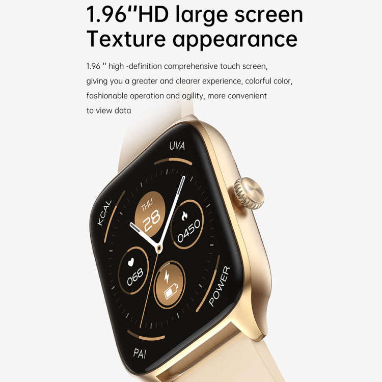 T19 Pro 1.96 inch IP67 Waterproof Silicone Band Smart Watch, Supports Dual-mode Bluetooth Call / ...