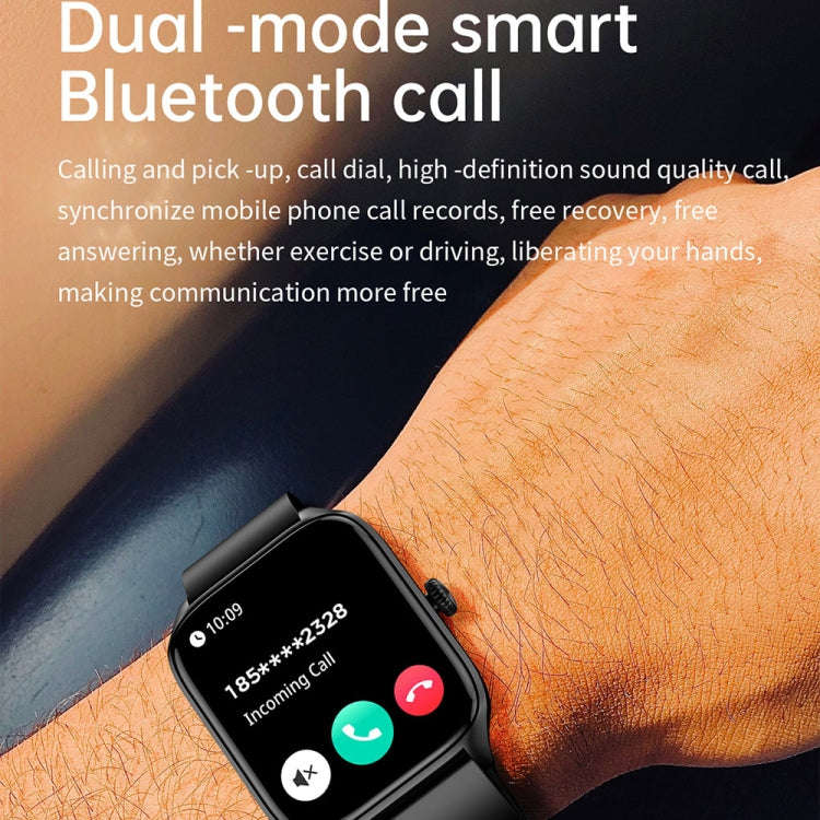 T19 Pro 1.96 inch IP67 Waterproof Silicone Band Smart Watch, Supports Dual-mode Bluetooth Call / ...