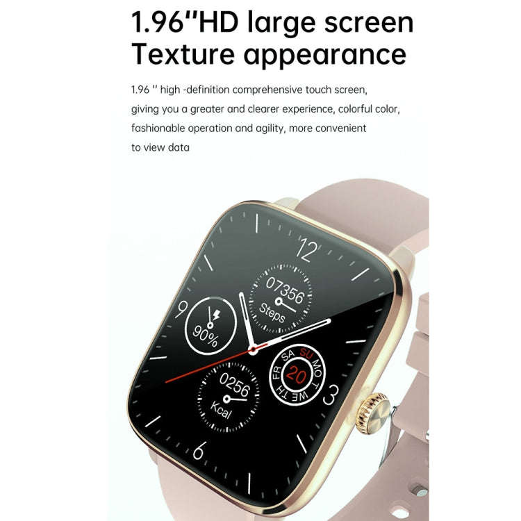 T20 1.96 inch IP67 Waterproof Silicone Band Smart Watch, Supports Dual-mode Bluetooth Call / Hear...