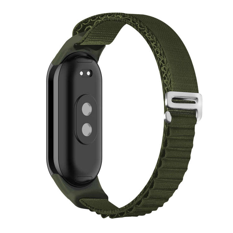 For Xiaomi Mi Band 8 Loop Nylon Watch Band(Green)