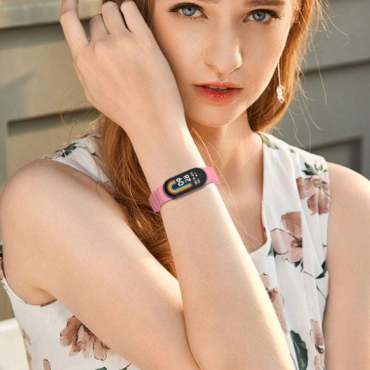 For Xiaomi Mi Band 8 Ocean Silicone Watch Band(Red)