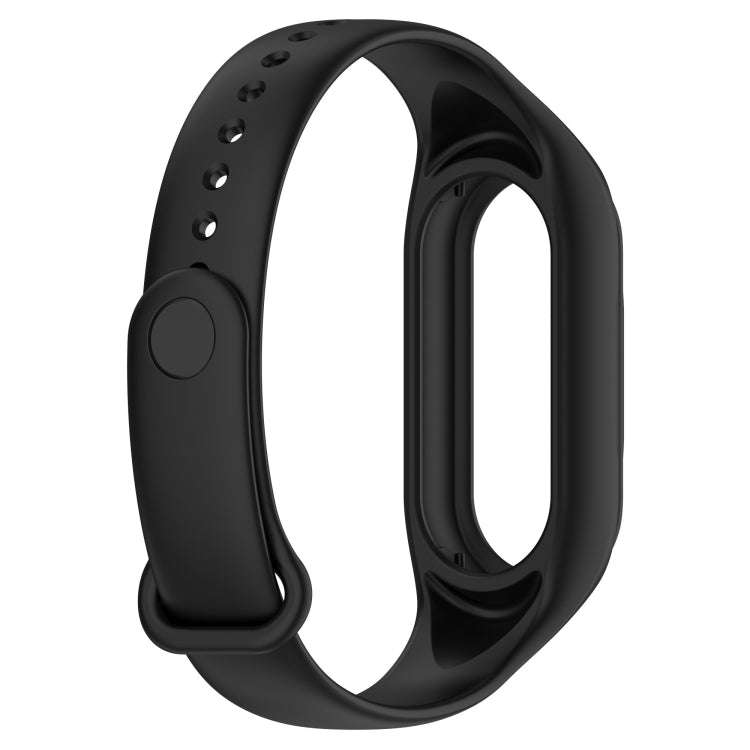 For Xiaomi Mi Band 8 Integrated Silicone Replacement Watch Band(Black)
